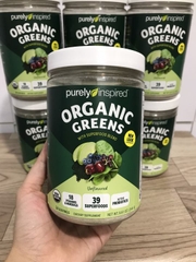 Bột rau xanh hữu cơ Purely Inspired Organic Greens (DATE T11/2025)
