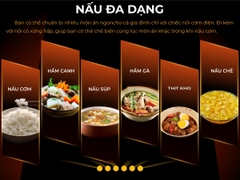 Nồi cơm Kipor 1,8L màu vàng KP N6518