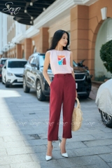 SONO - Quần dài linen form lửng nhiều màu