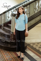 SONO - Quần dài linen form lửng nhiều màu