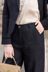 SONO - Quần dài linen phối ren