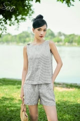 SONO - Set short sọc xám nhỏ