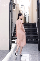 SONO - Đầm linen quấn bông bằng tay