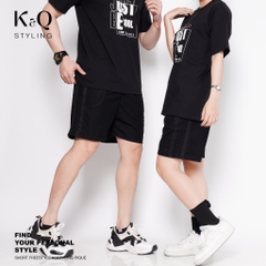Quần Short Pique Cao cấp KQS - Đen