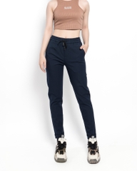 Quần Kaki Ống Suông Co Giãn Unisex Màu Xanh Đen | KQSTYLING Basic Line