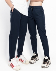 Quần Kaki Ống Suông Co Giãn Unisex Màu Xanh Đen | KQSTYLING Basic Line