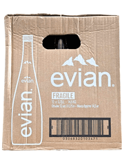 Nước Khoáng Evian Chai Thủy Tinh 750ML (Thùng 12 Chai)