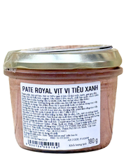Pate Royal Vịt Vị Tiêu Xanh 180G