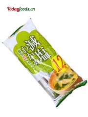 Súp Miso Ăn Liền Vị Rong Biển Giảm 25% Muối Hikari Miso (12 gói) 180G