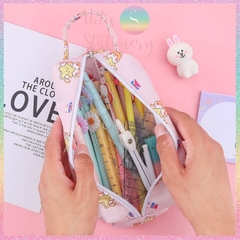 Túi đựng bút hoạt hình bằng vải poly 2 lớp không thấm nước