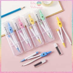 Compa vẽ hình tròn - Tặng kèm 1 hộp ruột chì bấm