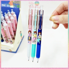 Bút chì bấm kim Hotis PinkFoot ngòi 0.5mm phong cách Hàn Quốc