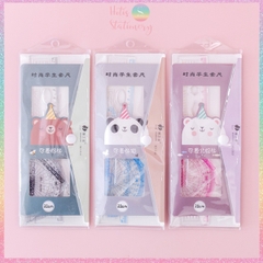 Bộ thước eke 4 món Hotis đo độ, đo góc trong suốt