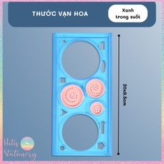 Thước kẻ đa năng HOTIS thước vẽ hình học đa chức năng hỗ trợ học toán