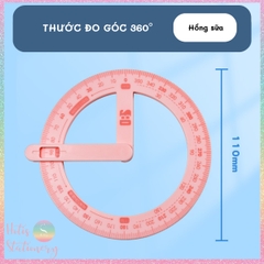 Thước kẻ đa năng HOTIS thước vẽ hình học đa chức năng hỗ trợ học toán