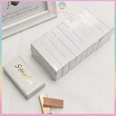 Hộp 1000 kim bấm 24/6 màu bạc, đồng - Loại lớn