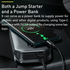 Bộ kích bình dùng cho xe hơi Baseus Super Energy Pro Car Jump Starter (5V/3A, 3in1, 12000mAh Power Bank, 1000A)