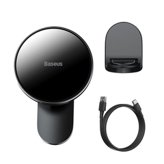 Đế giữ điện thoại tích hợp nam châm và Sạc không dây dùng trên xe ô tô Baseus Big Energy Car Mount Wireless Charger