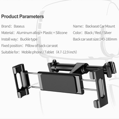 Đế giữ điện thoại / iPad trên xe hơi Baseus Backseat Car Mount