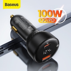 Tẩu sạc công suất cao 100W Superme Digital Display PPS Dual Quick Charger Car Charger (100W, 12V đến 24V)