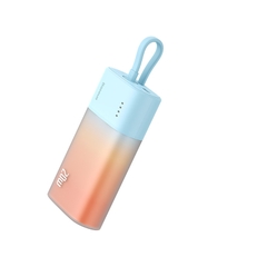 Sạc Dự Phòng OS-Baseus Popsicle Fast Charging Power Bank 5200mAh 20W (Kèm dây C to C 60W, 30cm, Trắng)