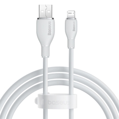 Cáp Sạc Nhanh Cho i.P.h.o.n.e i.P.a.d Baseus Pudding Series USB to L.i.g.h.t.n.i.n.g 2.4A ( Fast Charging Data Cable )