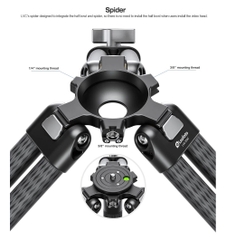 Chân máy quay Leofoto Video - LVC-253C