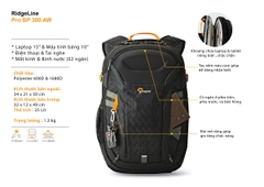 Balo đa năng Lowepro Ridgeline Pro BP 300 AW - LP36987 / LP36989