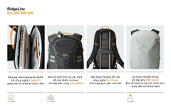 Balo đa năng Lowepro Ridgeline Pro BP 300 AW - LP36987 / LP36989