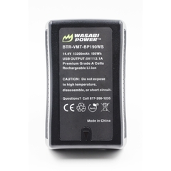 Pin Wasabi dùng cho V-Mount 13200 mAh - BTR-VMT-BP190WS