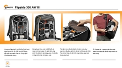 Balo đựng máy ảnh Lowepro Flipside 300 AW III - LP37350 / LP37351