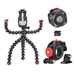 Joby Beamo Mini LED + GorillaPod Mobile Rig + Action Bike Mount - JB01635+JB01524+JB01387