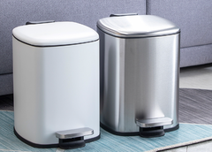 Thùng rác vuông đạp chân12L