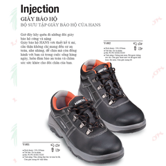 Giày bảo hộ Hans 4 inch Injection chính hãng 2023