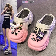 Dép SỤC cho bé gái hoạ tiết CHARM cute - LikeKids