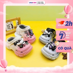 Dép SỤC cho bé gái hoạ tiết CHARM cute - LikeKids