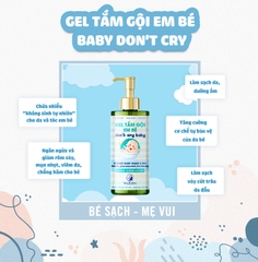 Gel tắm gội em bé Khoẻ Tự Nhiên Don't cry baby