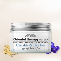 Muối tắm dinh dưỡng Cam Thảo Đậu Biếc Oriental Therapy Scrub 300gr