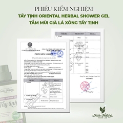 Gel tắm Tẩy Tịnh mùi già lá xông