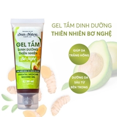 Gel tắm dinh dưỡng thiên nhiên bơ nghệ