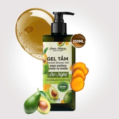 Gel tắm dinh dưỡng thiên nhiên bơ nghệ