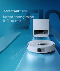 Robot hút bụi lau nhà thông minh Ecovacs Deebot T10 Turbo - Tự giặt giẻ lau