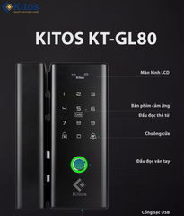 Khóa vân tay cửa kính Kitos KT-GL80