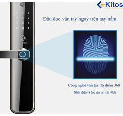 Khóa cửa vân tay camera Kitos KT-X3