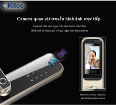 Khóa cửa vân tay camera Kitos KT-X3