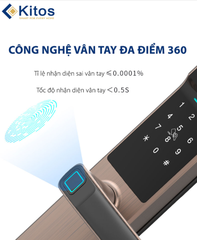 Khóa cửa vân tay Kitos KT-G300