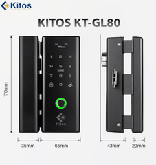 Khóa vân tay cửa kính Kitos KT-GL80