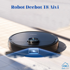 Robot hút bụi lau nhà thông minh Ecovacs Deebot OZMO T8 Aivi