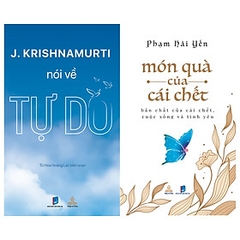Combo Sách Krishnamurti Nói Về Tự Do và Món Quà Của Cái Chết