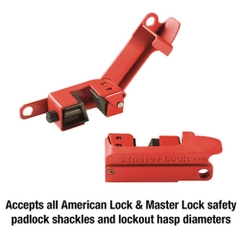 KHÓA NGẮT MẠCH MASTERLOCK 491B ( KHÓA CB ĐIỆN )